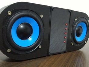 180 rotating bluetooth speaker audio 3d print model - Mito3D