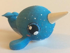 narwhal toy game accessories 3d print model - Mito3D