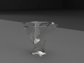vase 3d drucken Dekoration design Spaß 3d print model - Mito3D