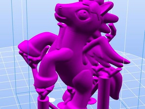 l'élevage de ponicorn remix soutien sculptures 3d print model - Mito3D