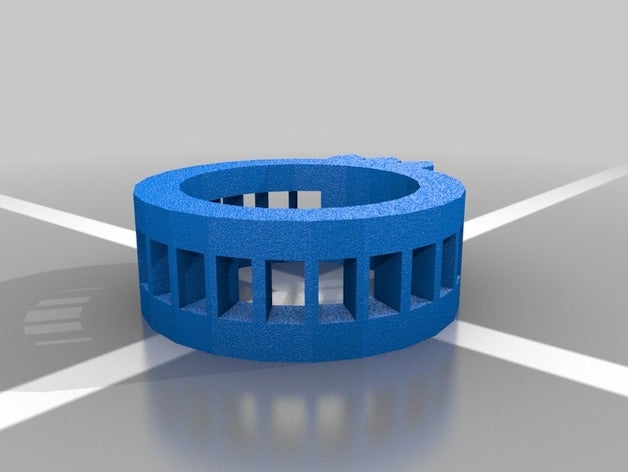 intricato anello gioielli 3D print model - Mito3D