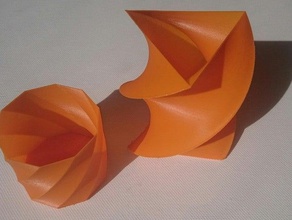 twisted vase generator 3d drucken 3d print model - Mito3D