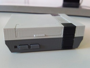 minier nes raspberry pi zero caso de vídeo jogos mini 3d print model - Mito3D