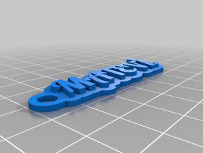 tina Schlüsselanhänger angepasst 3d print model - Mito3D