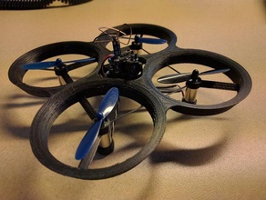 mini perde 100mm fpv spazzolato micro quadcopter rc veicoli 3d print model - Mito3D