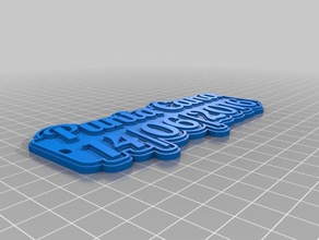 punta cana Anahtarlık özelleştirilmiş 3d print model - Mito3D