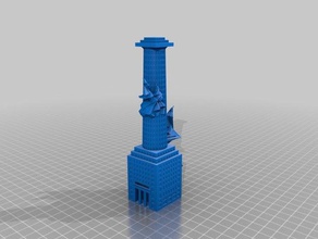 tribune tower, adolf loos l'art 3d print model - Mito3D