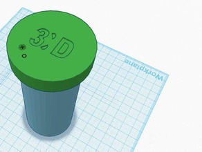 screw pencil case containers box 3d print model - Mito3D