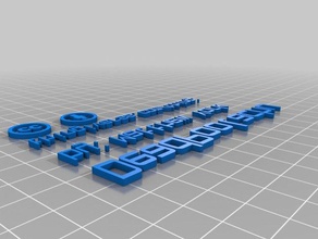 3d thingitag des signes les logos personnalisé 3d print model - Mito3D