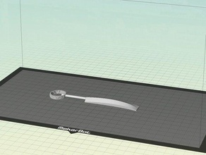 cricket bat keychain keychains 3d print model - Mito3D