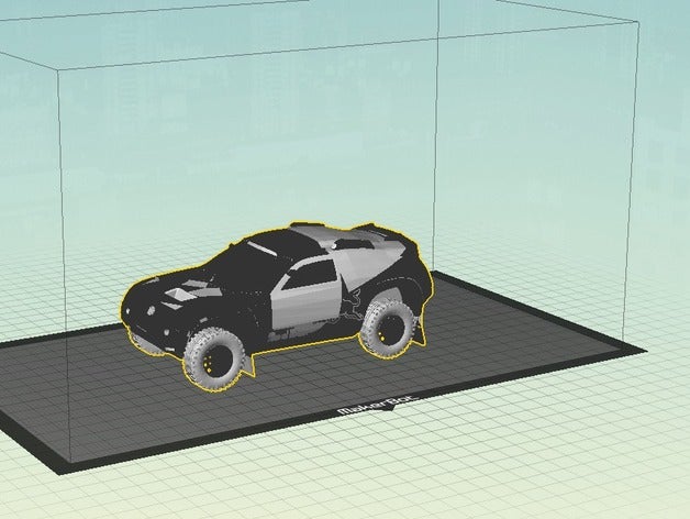 vw touareg ralli modelleri 3D print model - Mito3D