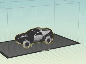 vw touareg de rally modelos 3d print model - Mito3D