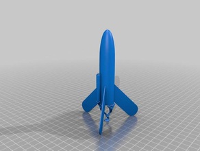 mosquito-like model rocket support sport outdoors 3d print model - Mito3D