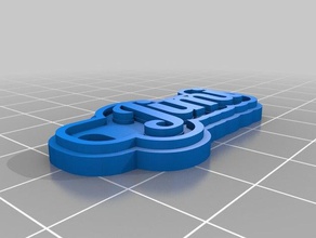jimi keychain keychains customized 3d print model - Mito3D