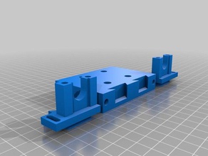 e3d dual v6 bracket individual adjustable heights printer accessories 3d print model - Mito3D