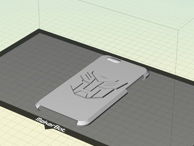 autobots iphone 6 cas mobile téléphone 3D print model - Mito3D