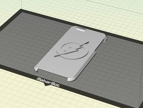 flash del iphone 6 caso móvil 3d print model - Mito3D