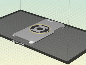 green lantern iphone 6 caso móvil 3d print model - Mito3D