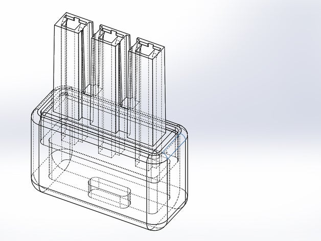 apc USV externer Batterieanschluss Teile 3D print model - Mito3D