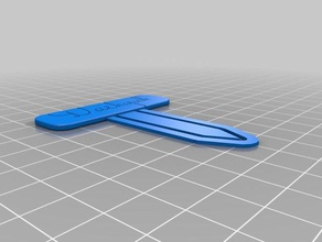 paper clip1 office customized 3d print model - Mito3D
