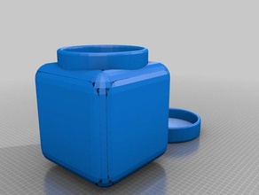 bottle lid containers 3d print model - Mito3D