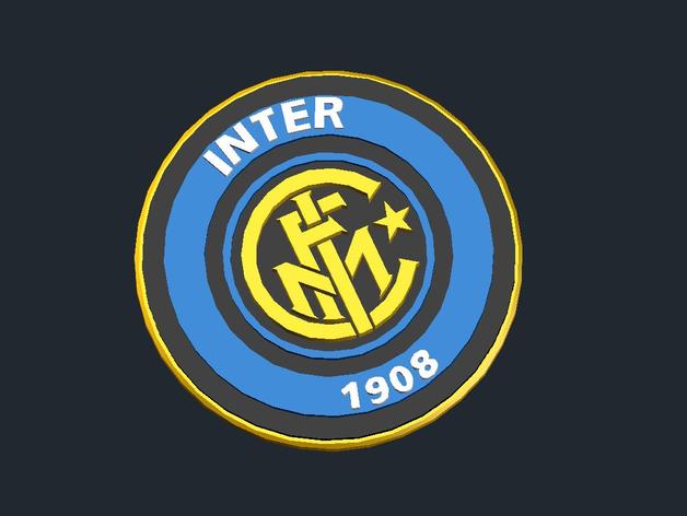 l'inter milan logo des signes les logos csd seria 3D print model - Mito3D