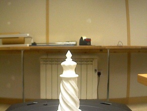 Schach-König-scan durchsucht Replikate makerbotdigitizer 3d print model - Mito3D