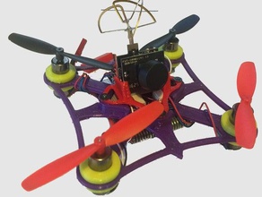 emf-86-Drohne-Rahmen rc Fahrzeuge brushed motor quad 3d print model - Mito3D
