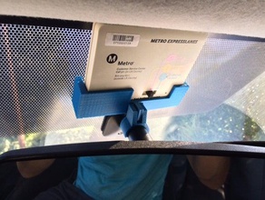 fastrak transponder titolare retrovisore toyota matrixcorolla automotive metro 3d print model - Mito3D