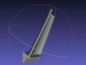 gas turbine blade Teile 3d print model - Mito3D