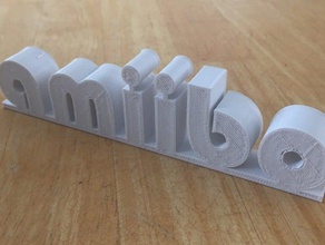 amiibo logo toys games 3d print model - Mito3D