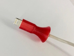 apple lightning-cable saver other lighting lightning cable 3d print model - Mito3D