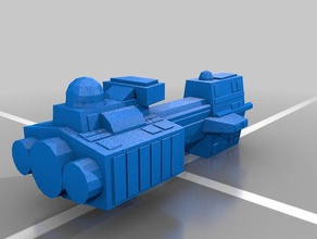 hmsn cromwell hafif kruvazör uzay donanması oyuncaklar oyunlar tam güven sci-fi gemisi wargames 3d print model - Mito3D