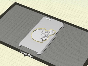 browns iphone 6 Fall mobile 3d print model - Mito3D