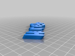 harleigh llavero organización personalizado 3d print model - Mito3D