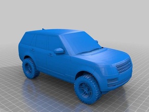off-road-angepasste range rover automotive off-road 3d print model - Mito3D