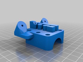 kossel magnetic ball stud carriage redux 3d printer parts 3d print model - Mito3D