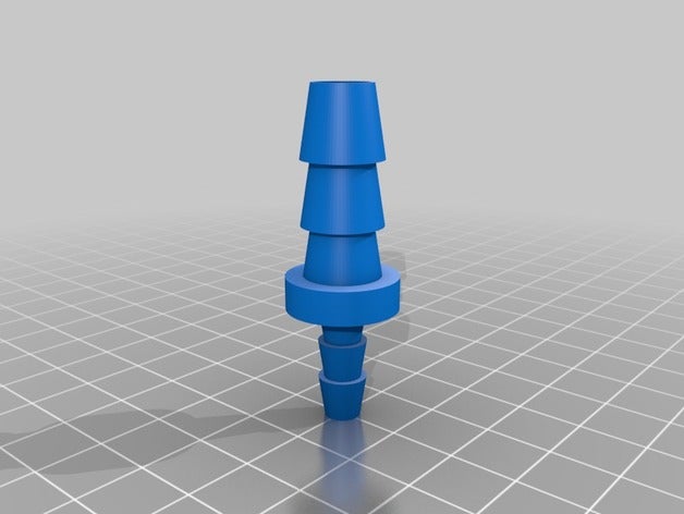 mon personnalisés olive pour tuyau de l'adaptateur collecteur plein air jardin 3D print model - Mito3D