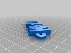 keaten llavero llaveros personalizado 3d print model - Mito3D