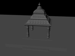 die Architektur der Tempel mandir, lal bahadur naidu Gebäude Strukturen 3d print model - Mito3D