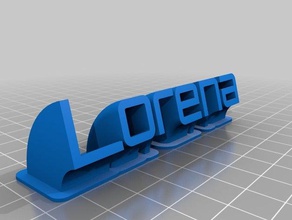 lorena office personalizzato 3d print model - Mito3D