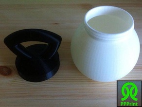 kettlebox 3d drucken ball kettlebell 3d print model - Mito3D