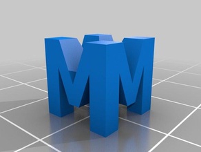 mm mmcc sculptures personnalisé 3d print model - Mito3D