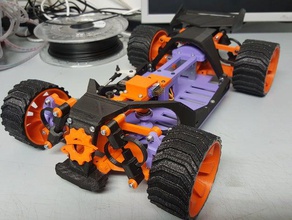 katana eracer rc Fahrzeuge 3d-drucken Auto radio control rc-car Spielzeug 3d print model - Mito3D
