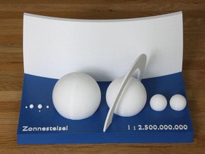 modelo em escala do sistema solar modelos 3d print model - Mito3D