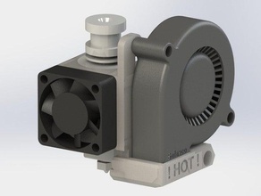 e3d ventilador integrado camada-ventoinha a impressora partes 30mm fã montagem de 5015 s e3dv6 v6 camada mk2 prusa i3 3d print model - Mito3D