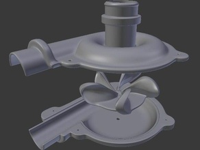 pjs centrifugal pump diy 3d print model - Mito3D