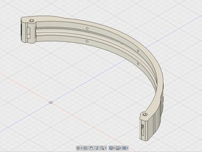 runaway replacement headband parts air-fi functional headphones repair part 3d print model - Mito3D