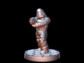 dominion enforcer 15mm scale toys games 28mm boardgame boardgames fantasy gaming miniature miniatures roleplaying rpg science fiction scifi trooper wargame wargames wargaming wayfarer tactics 3d print model - Mito3D