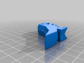 uni rex brinquedo jogo os acessórios ladrão 3d print model - Mito3D